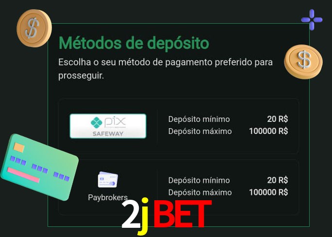 O cassino 2jbet oferece uma grande variedade de métodos de pagamento