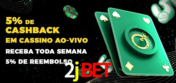 Promoções do cassino ao Vivo 2jbet